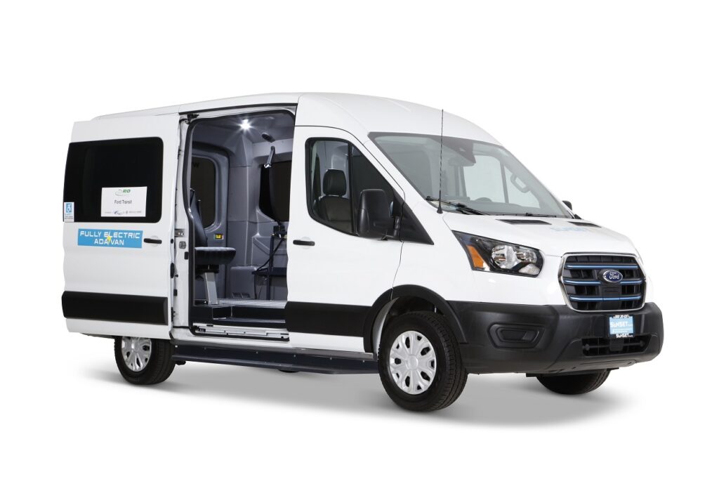 The All New Ford ETransit Fully Electric & Wheelchair Accessible